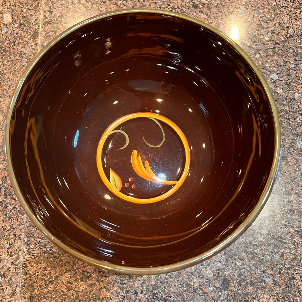 DEMDACO Chocolate Berries Salad Bowl